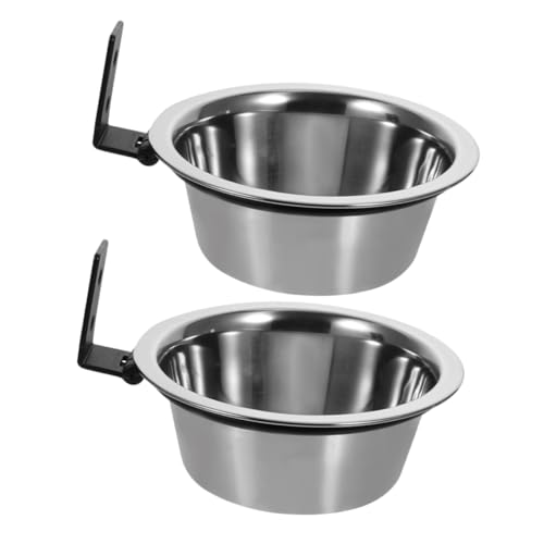 ERINGOGO 2stücke Wandnapf Erhöht Für Hunde Mit Hängendem Futterspender Und Wassernapf Installation Spart Raum Und Bietet Ergonomisches Füttern von ERINGOGO