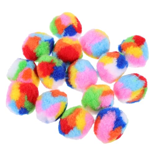 ERINGOGO 20 Stück Regenbogen -katzenballspielzeug Bälle Für Katzen Haustier Kätzchen-Teaser- Katzenspielzeug Interaktiv Interaktives Katzenspielzeug Lustig Plüsch ERINGOGO 20 Stück Regenbogen -katzenballspielzeug Bälle Für Katzen Haustier Kätzchen-Teaser- Katzenspielzeug Interaktiv Interaktives Katzenspielzeug Lustig Plüsch von ERINGOGO
