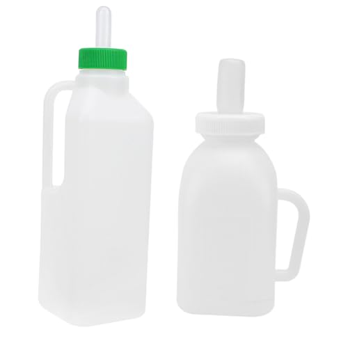 ERINGOGO 2St Flasche Ziegenmilch Flaschenfütterer für Ziegenmilch Plastikwasserflasche tierfutter milch flasche Multifunktions-Ziegenflasche Ziegenversorgung Haupt Zubehör von ERINGOGO