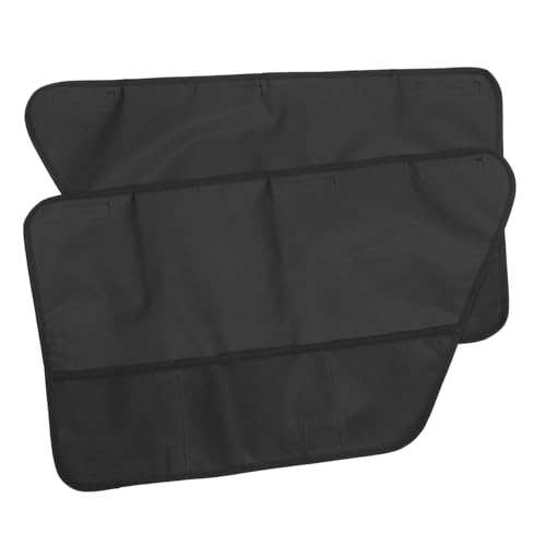 ERINGOGO 2Stücke Auto Türschutz Auto Türabdeckung aus Oxford Kratzfest zu Montieren mit Aufbewahrungsnetztaschen für Innen Außenschutz von ERINGOGO
