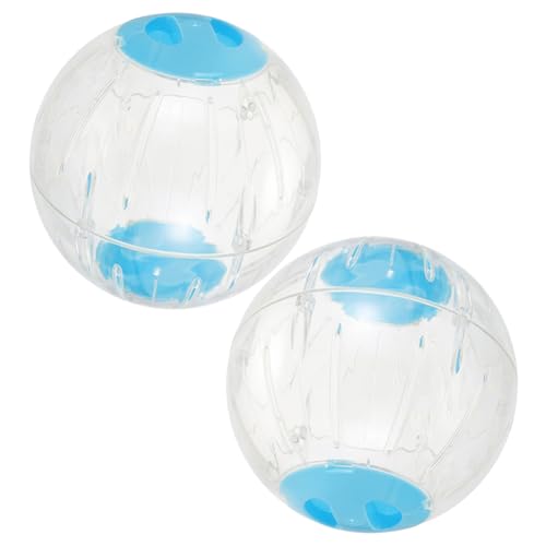 ERINGOGO 2Stücke Durchsichtiger Hamster Gymnastikball Übungszubehör für Kleine Haustiere Sicher und Fördert Spaß und Gesundheit von Hamstern und Meerschweinchen ERINGOGO 2Stücke Durchsichtiger Hamster Gymnastikball Übungszubehör für Kleine Haustiere Sicher und Fördert Spaß und Gesundheit von Hamstern und Meerschweinchen von ERINGOGO