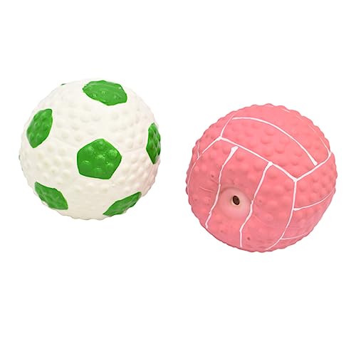 ERINGOGO 2Stücke Interaktive Hundespielzeuge Quietschende Bälle Aus Langlebigem Material Bissbeständig Und Unterhaltsam Für Hundespiele Und Beschäftigung Fördert Spaß ERINGOGO 2Stücke Interaktive Hundespielzeuge Quietschende Bälle Aus Langlebigem Material Bissbeständig Und Unterhaltsam Für Hundespiele Und Beschäftigung Fördert Spaß von ERINGOGO