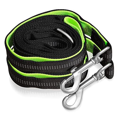 ERINGOGO 2Stücke Reflektierende Hundeleine Verstellbare Nylonleine für Welpen und Kleine Sichere Trainingsleine mit Drehung für Outdoor Aktivitäten von ERINGOGO