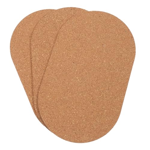 ERINGOGO 3 Stück Laufradmatte Haustier Schlüssel Matten Unterlage Laufräder für Hamster Non -Slip -Hamsterrad Cork Granules Hamster Hamsterzubehör Laufrad für Hamster Hamsterbedarf Kork von ERINGOGO