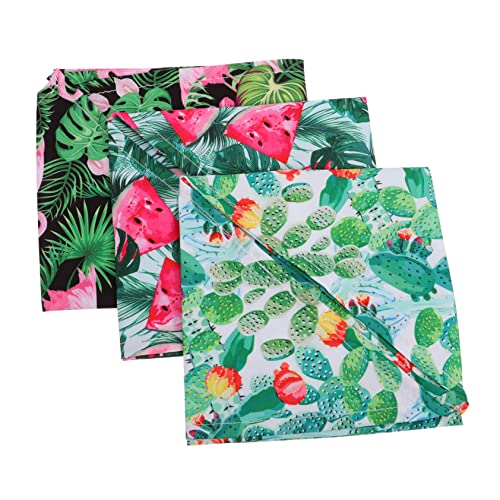 ERINGOGO 3 Stück Sommerlätzchen für Haustiere Hund Mädchen Lätzchen Kragen Sabber Lätzchen strapazierfähiges Lätzchen für Haustiere verschleißfestes Lätzchen Polyester von ERINGOGO