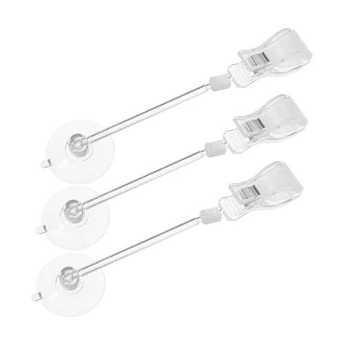 ERINGOGO 3 Stück Teiliges Aquarium Saugnapf Clip aus rutschfeste Halterung für Pflanzen und Zubehör Einfache Installation Vielseitig Einsetzbar für Fischbecken und Aquarienzubehör ERINGOGO 3 Stück Teiliges Aquarium Saugnapf Clip aus rutschfeste Halterung für Pflanzen und Zubehör Einfache Installation Vielseitig Einsetzbar für Fischbecken und Aquarienzubehör von ERINGOGO