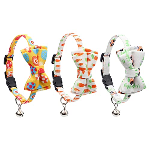 ERINGOGO 3 Stück Verstellbares Kaninchenhalsband Glocke Haustierhalsband Clip Markierte Fliege Kätzchen Zubehör Katzen Zubehör Haustierhalsband Halskette Welpenhalsband ERINGOGO 3 Stück Verstellbares Kaninchenhalsband Glocke Haustierhalsband Clip Markierte Fliege Kätzchen Zubehör Katzen Zubehör Haustierhalsband Halskette Welpenhalsband von ERINGOGO