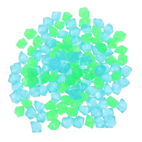 ERINGOGO 300 Stück Kieselsteine ​​für Aquarien Dekorationen für Aquarien Aquariensteine ​​für Aquarien LED leuchtende kieselsteine Harz zubehör Aquarium-Harz-Stein- Aquarienverzierung von ERINGOGO