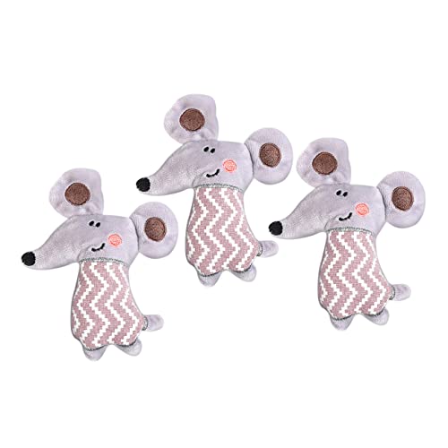 ERINGOGO 3stücke Plüschmaus Spielzeug Mit Katzenminze Große Ohren Interaktives Katzenspielzeug Für Katzen Und Kätzchen Zum Spielen Und Kratzen ERINGOGO 3stücke Plüschmaus Spielzeug Mit Katzenminze Große Ohren Interaktives Katzenspielzeug Für Katzen Und Kätzchen Zum Spielen Und Kratzen von ERINGOGO