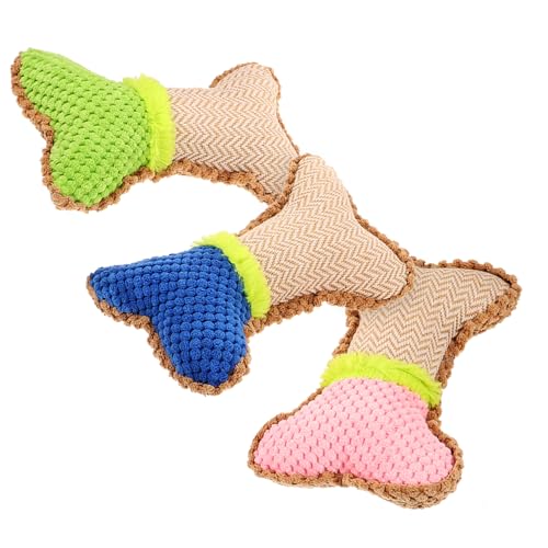 ERINGOGO 3Stücke Teiliges Quietschendes Plüschspielzeug Für Kauspielzeug Für Drinnen Und Draußen Fördert Und Aktivität Bei Hunden ERINGOGO 3Stücke Teiliges Quietschendes Plüschspielzeug Für Kauspielzeug Für Drinnen Und Draußen Fördert Und Aktivität Bei Hunden von ERINGOGO