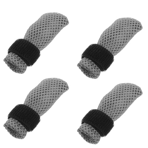 ERINGOGO 4 Stück Anti Kratz Schuhe Für Katzen Pfotenschutz Für Katzen Krallenschutz Anti Kratz Handschuhe Für Katzen Katzenschuhe Katzensocken Für Katzen Katzenbadehandschuhe von ERINGOGO