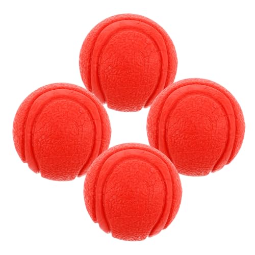 ERINGOGO 4 Stück Feste Ballspielzeug Ball für Hunde Kätzchenspielzeug Quietschendes Hundespielzeug kleine Bälle für Hunde Hundebälle klein Interaktiver Katzenball Kätzchen TPR rot ERINGOGO 4 Stück Feste Ballspielzeug Ball für Hunde Kätzchenspielzeug Quietschendes Hundespielzeug kleine Bälle für Hunde Hundebälle klein Interaktiver Katzenball Kätzchen TPR rot von ERINGOGO