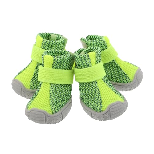 ERINGOGO 4 Stück Haustier Jahreszeiten Sportschuhe Corgi-Schuhe Hundeschuhe für Haustiere kleine Welpenschuhe Atmungsaktive Hundeschuhe Schlammstiefel für Hunde Plastik Grün ERINGOGO 4 Stück Haustier Jahreszeiten Sportschuhe Corgi-Schuhe Hundeschuhe für Haustiere kleine Welpenschuhe Atmungsaktive Hundeschuhe Schlammstiefel für Hunde Plastik Grün von ERINGOGO