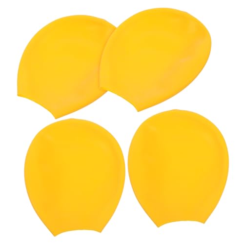 ERINGOGO 4 Stück Haustier wasserdichte Schuhe Welpe Hundeschuhe wasserdichte Regenschuhe Für Haustiere Schuhe Für Hunde wasserdichte Hundestiefel Klaue Pfote Hundepflege Abdeckung Yellow von ERINGOGO