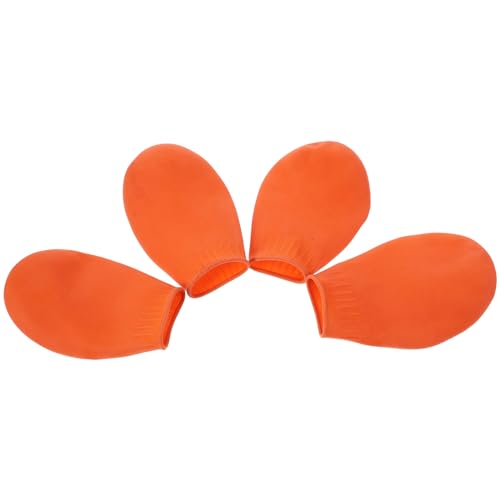 ERINGOGO 4 Stück Haustier wasserdichte Schuhe hundeschuhe Dog Shoes Wasserabweisende Welpenschuhe für Hunde wasserdichte Überschuhe Griffe Stiefeletten Datei Regen Pfoten Hundestiefel von ERINGOGO