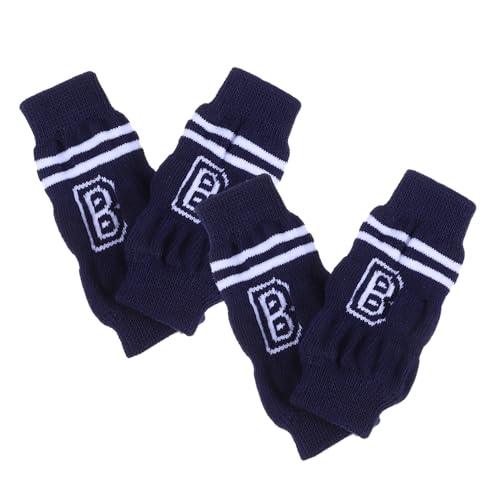 ERINGOGO 4 Stück Hund Beinwärmer aus Gestricktem Material Elastische Ellbogenprotektoren für Vollständigen Pfotenschutz rutschfeste Hundesocken für Kleine und Mittlere Hunde Waschbar und ERINGOGO 4 Stück Hund Beinwärmer aus Gestricktem Material Elastische Ellbogenprotektoren für Vollständigen Pfotenschutz rutschfeste Hundesocken für Kleine und Mittlere Hunde Waschbar und von ERINGOGO