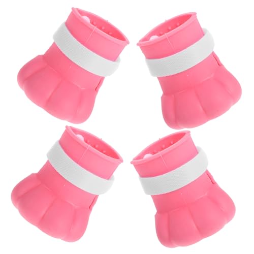 ERINGOGO 4 Stück Katzenfüße Haustier Katze Kratzer Kratzen Nagelabdeckungen für Katzenkrallen Stiefel für Katzen Katzenwaschbare Stiefel Katzenbedarf Kieselgel Rosa ERINGOGO 4 Stück Katzenfüße Haustier Katze Kratzer Kratzen Nagelabdeckungen für Katzenkrallen Stiefel für Katzen Katzenwaschbare Stiefel Katzenbedarf Kieselgel Rosa von ERINGOGO