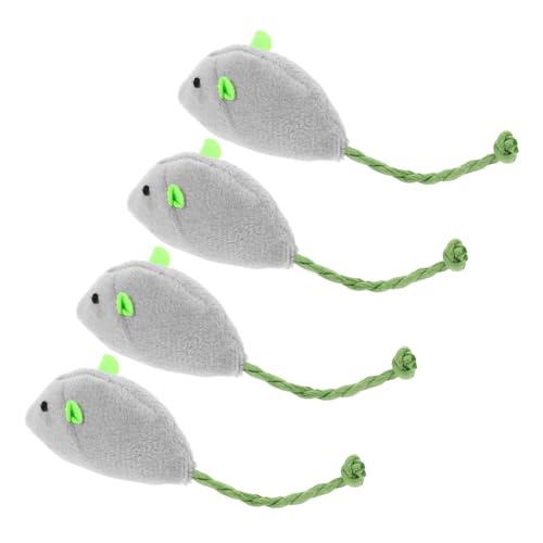 ERINGOGO 4 Stück Simulierte Plüschmaus Simulation Katze Plüsch Katzenspielzeug Plüsch- -Ornament -hundespielzeug Plüschtier Mit Katzensimulation Katzen- -plüsch Mausfangspielzeug ERINGOGO 4 Stück Simulierte Plüschmaus Simulation Katze Plüsch Katzenspielzeug Plüsch- -Ornament -hundespielzeug Plüschtier Mit Katzensimulation Katzen- -plüsch Mausfangspielzeug von ERINGOGO
