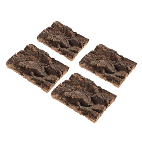 ERINGOGO 4 Stück Teiliges Terrarium Baumrinde Reptilien Kork Basking Plattform Versteck für Schildkröten Eidechsen Schlangen Aquarium Dekoration Natürlicher Lebensraum ERINGOGO 4 Stück Teiliges Terrarium Baumrinde Reptilien Kork Basking Plattform Versteck für Schildkröten Eidechsen Schlangen Aquarium Dekoration Natürlicher Lebensraum von ERINGOGO