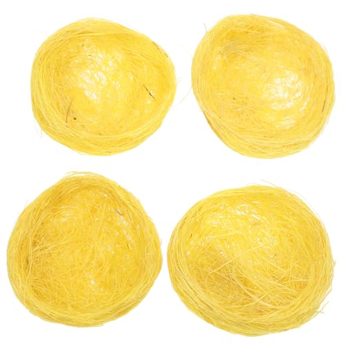 ERINGOGO 4stücke Garten Deko Vögel Nester Jute Handgefertigte Vogelnest Ornamente Für Käfig Und Hühnernest Atmungsaktiv Und Langlebig Für Kleine Vögel ERINGOGO 4stücke Garten Deko Vögel Nester Jute Handgefertigte Vogelnest Ornamente Für Käfig Und Hühnernest Atmungsaktiv Und Langlebig Für Kleine Vögel von ERINGOGO