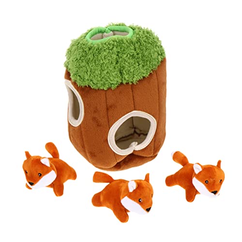 ERINGOGO 4Stücke Quietschendes Plüsch Für Versteckspiel Aktivität Kuscheltiere Im Cartoon Design Fuchs Baumhöhle Für Welpen Und Kleine Bis Mittelgroße ERINGOGO 4Stücke Quietschendes Plüsch Für Versteckspiel Aktivität Kuscheltiere Im Cartoon Design Fuchs Baumhöhle Für Welpen Und Kleine Bis Mittelgroße von ERINGOGO