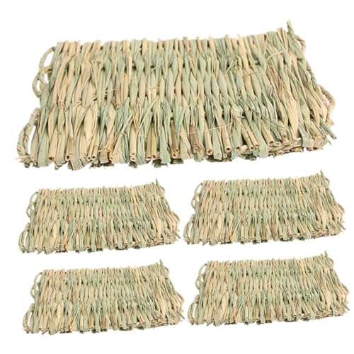 ERINGOGO 5 Stück Gewebte Strohmatten Hasen Strohmatte Hasen Heu Einstreu Grasmatte Kaninchen Haustier Hasen Pad Kaninchenkäfige Hasenkäfig Hasen Heu Strohmatten Waschbar ERINGOGO 5 Stück Gewebte Strohmatten Hasen Strohmatte Hasen Heu Einstreu Grasmatte Kaninchen Haustier Hasen Pad Kaninchenkäfige Hasenkäfig Hasen Heu Strohmatten Waschbar von ERINGOGO