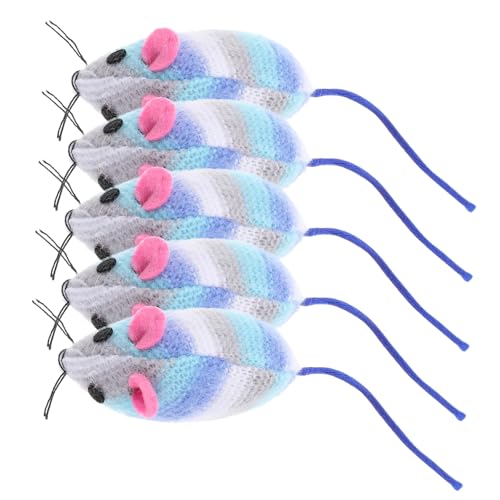 ERINGOGO 5 Stück Katzenminze Quietsch Rassel Mäuse Für Den Innenbereich Katzenmaus Bewegliches Katzenspielzeug Interaktives Kätzchen Nip Katzenspielzeug Interaktives Kätzchen ERINGOGO 5 Stück Katzenminze Quietsch Rassel Mäuse Für Den Innenbereich Katzenmaus Bewegliches Katzenspielzeug Interaktives Kätzchen Nip Katzenspielzeug Interaktives Kätzchen von ERINGOGO