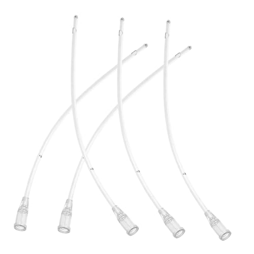 ERINGOGO 5 Stück Teiliges Futterspender für Vögel Transparente Fütterungsschläuche für Papageien Babyvögel für Flüssigfutter und Medikamente Leicht zu Reinigen und Wiederverwendbar von ERINGOGO