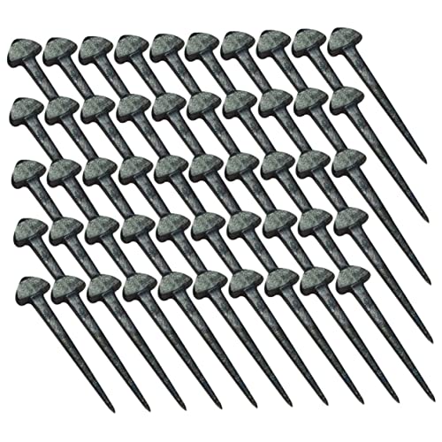 ERINGOGO 50 Stück Hufeisennägel aus Hochwertigem Professionelle Austauschbare Hufnägel mit Scharfem Kopf Kompakt und Robust Pferdezubehör für Hufbeschlag und Pferdepflege ERINGOGO 50 Stück Hufeisennägel aus Hochwertigem Professionelle Austauschbare Hufnägel mit Scharfem Kopf Kompakt und Robust Pferdezubehör für Hufbeschlag und Pferdepflege von ERINGOGO