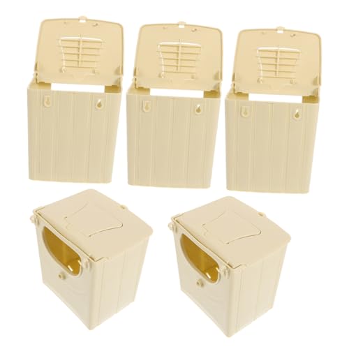 ERINGOGO 5Er-Box Vogelbrutnest Cockatiels klein Sittiche Paarung Zucht Spatzennest Vogelnester für draußen Vögel Kunststoffnest vogelhaus aus Kunststoff Sittichkäfig Plastik ERINGOGO 5Er-Box Vogelbrutnest Cockatiels klein Sittiche Paarung Zucht Spatzennest Vogelnester für draußen Vögel Kunststoffnest vogelhaus aus Kunststoff Sittichkäfig Plastik von ERINGOGO
