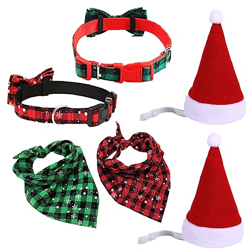 ERINGOGO 6 Stück Haustierhalsband Mütze Haustier Dreieckstuch Verstellbares Halsband Für Haustiere Hundehalskette Halsband Für Haustiere Verstellbares Haustierhalsband ERINGOGO 6 Stück Haustierhalsband Mütze Haustier Dreieckstuch Verstellbares Halsband Für Haustiere Hundehalskette Halsband Für Haustiere Verstellbares Haustierhalsband von ERINGOGO