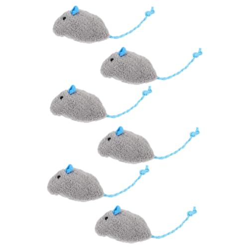 ERINGOGO 6 Stück Katzenspielzeug Plüschmaus Für Katzen Katzenmäuse Tierspielzeug Katzenmaus Für Den Innenbereich Katzenminze Katzenminze Für Katzen Kleines Katzen ERINGOGO 6 Stück Katzenspielzeug Plüschmaus Für Katzen Katzenmäuse Tierspielzeug Katzenmaus Für Den Innenbereich Katzenminze Katzenminze Für Katzen Kleines Katzen von ERINGOGO