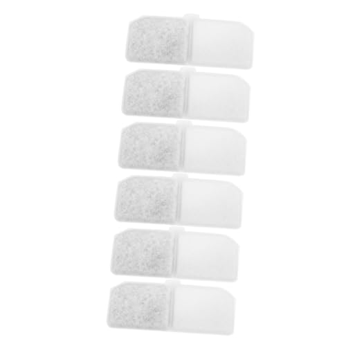 ERINGOGO 6 Stück Trinkbrunnen für Haustiere Wasserfilter Holzkohle Besonderheit Ersatz aktivkohlefilter Filter katzenbrunnen tauschen Wasserbrunnenfilter für Haustiere Baumwolle Weiß ERINGOGO 6 Stück Trinkbrunnen für Haustiere Wasserfilter Holzkohle Besonderheit Ersatz aktivkohlefilter Filter katzenbrunnen tauschen Wasserbrunnenfilter für Haustiere Baumwolle Weiß von ERINGOGO