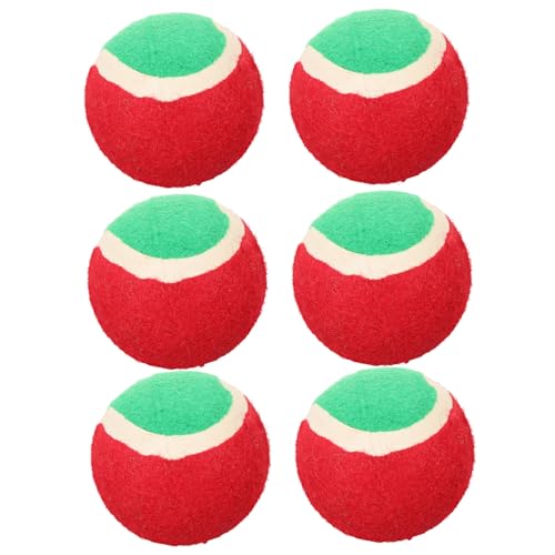 ERINGOGO 6 Stück Weihnachts -tennisspielzeug Für Hunde Zahnen Welpe Hundespielzeug Pfote Quietschende Tennisbälle Kauer Hundetennis Mini Klein Blau Hund Spielt Ball Gummi ERINGOGO 6 Stück Weihnachts -tennisspielzeug Für Hunde Zahnen Welpe Hundespielzeug Pfote Quietschende Tennisbälle Kauer Hundetennis Mini Klein Blau Hund Spielt Ball Gummi von ERINGOGO