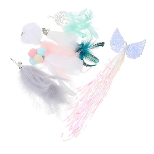 ERINGOGO 6 Teiliger Ersatzkopf Für Katzenangel Katzenangelstab Ersatz Für Katzenzubehör Kätzchen Beißzubehör Angel Für Katzenspielzeug Katzenspielzeug Katzenangelstab Ersatzplüsch ERINGOGO 6 Teiliger Ersatzkopf Für Katzenangel Katzenangelstab Ersatz Für Katzenzubehör Kätzchen Beißzubehör Angel Für Katzenspielzeug Katzenspielzeug Katzenangelstab Ersatzplüsch von ERINGOGO