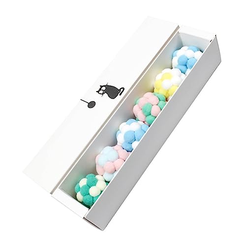 ERINGOGO 6stücke Katzenspielzeug Interaktive Spielbälle Für Katzen Zum Kicken Kauen Und Spielen Unterhaltung Für Kätzchen Und Katzen Langeweile Und Fördert Bewegung Farben Zufällig ERINGOGO 6stücke Katzenspielzeug Interaktive Spielbälle Für Katzen Zum Kicken Kauen Und Spielen Unterhaltung Für Kätzchen Und Katzen Langeweile Und Fördert Bewegung Farben Zufällig von ERINGOGO
