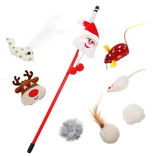 ERINGOGO 8 Stück Katzen Weihnachtsspielzeug Katzenspielzeug Katzenstab Bereicherung Katzenminze Katzenangel Katzen Weihnachtsstrumpf Katzenzubehör Plüsch Katzen Katzenminze ERINGOGO 8 Stück Katzen Weihnachtsspielzeug Katzenspielzeug Katzenstab Bereicherung Katzenminze Katzenangel Katzen Weihnachtsstrumpf Katzenzubehör Plüsch Katzen Katzenminze von ERINGOGO