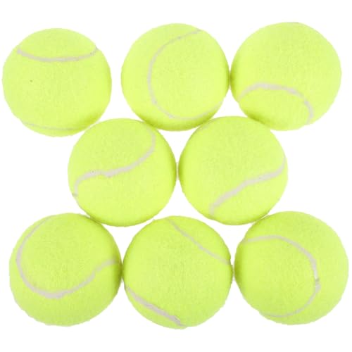ERINGOGO 8 Stück Teiliges Tennisball für Anfänger Strapazierfähige Hundespielzeuge für Outdoor Spiel und Training Interaktive Bälle Aktivität und Natürlichem bei Haustieren von ERINGOGO