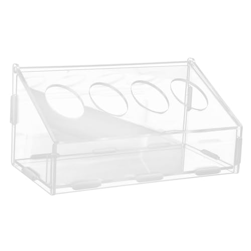 ERINGOGO Acryl futtertrog für Hühner und Küken Langer Schmaler Futterspender mit Großer Kapazität Langlebiger Futterautomat aus Robustem Acryl für Mehrere Geflügel Gleichzeitig Leicht zu ERINGOGO Acryl futtertrog für Hühner und Küken Langer Schmaler Futterspender mit Großer Kapazität Langlebiger Futterautomat aus Robustem Acryl für Mehrere Geflügel Gleichzeitig Leicht zu von ERINGOGO