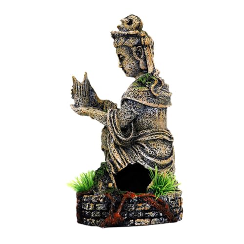 ERINGOGO Aquarium Dekoration Fischversteckhöhle Aquarium Ornamente Aquarium Ornament Simulationsskulptur Aquarium Aquarium Höhlendekorationen Zierfische Versteckt Schmücken von ERINGOGO