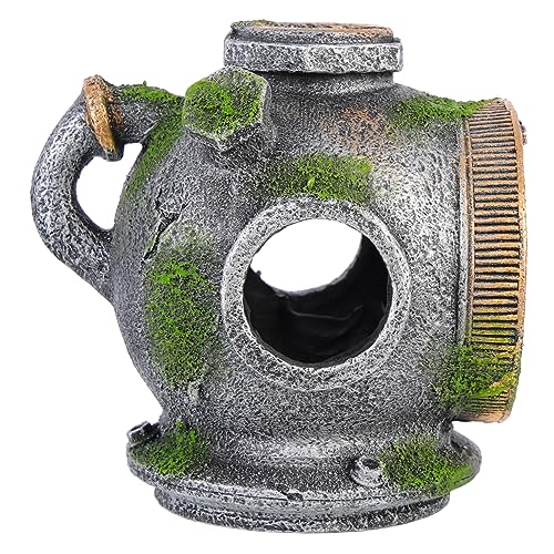 ERINGOGO Aquarium Dekorationen Aquarien Hide Bob Kleines Aquarium Fischaquarium Unterwasser Schmuck Aquarium Helm Dekore Aquarium Schmuck Unterwasserstatue Aquarium Harz Silber ERINGOGO Aquarium Dekorationen Aquarien Hide Bob Kleines Aquarium Fischaquarium Unterwasser Schmuck Aquarium Helm Dekore Aquarium Schmuck Unterwasserstatue Aquarium Harz Silber von ERINGOGO