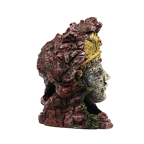 ERINGOGO Aquarium Dekorationen Aquarium Aquarien Aquarium Ornamente Kleine LED Aquarium Landschaften Aquarium Versteck Interessante Aquarium Dekoration Fisch Dekoration Harz von ERINGOGO