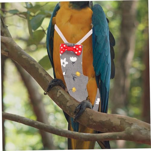 ERINGOGO Atmungsaktiver Waschbarer Papageienfluganzug mit Auslaufsicherem Futter Leichter Vogelschutzanzug für Wellensittiche Nymphensittiche und Kleine Vögel Einfach Anzuziehen und ERINGOGO Atmungsaktiver Waschbarer Papageienfluganzug mit Auslaufsicherem Futter Leichter Vogelschutzanzug für Wellensittiche Nymphensittiche und Kleine Vögel Einfach Anzuziehen und von ERINGOGO