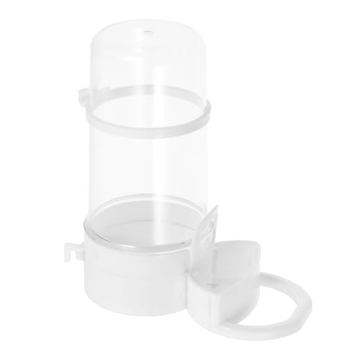 ERINGOGO Automatische Wassertrinkmaschine des Papageien Wasserflaschen Für Rattenkäfige Automatische Tränke Für Hühner Wasserspender Für Sittichkäfige Vogel Wasserflaschen Abs Weiß von ERINGOGO