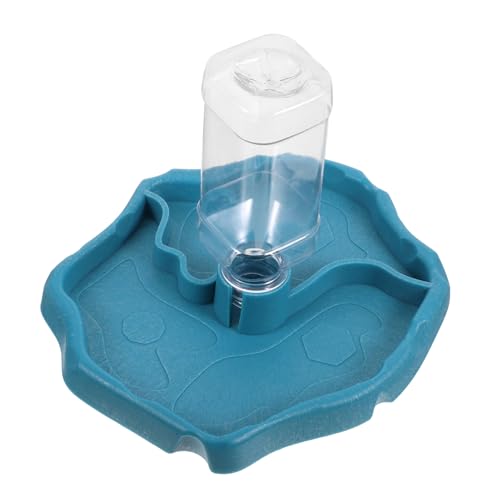 ERINGOGO Automatische Wasserzufuhr Wassernapf Für Reptilienbecken Wassernapf Für Kaninchenfutter Eichhörnchen Wasserschale Schlangenwasserschale Für Reptilienbecken Sky-Blue Abs von ERINGOGO
