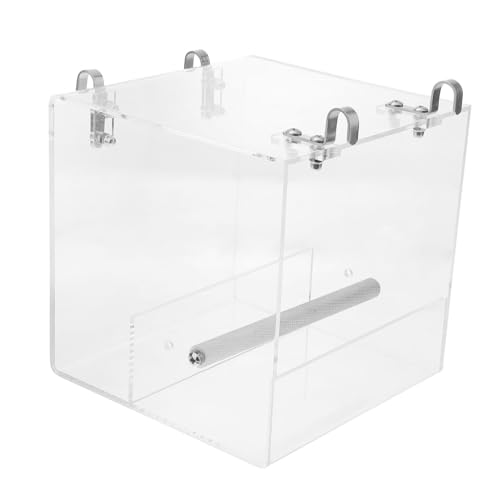 ERINGOGO Automatischer Futter und Wassernapf aus Kunststoff für Papageien und Kleine Vögel Großer Futterspender Einfach zu Reinigen und Am Vogelkäfig zu Befestigen Dekoratives Vogelzubehör ERINGOGO Automatischer Futter und Wassernapf aus Kunststoff für Papageien und Kleine Vögel Großer Futterspender Einfach zu Reinigen und Am Vogelkäfig zu Befestigen Dekoratives Vogelzubehör von ERINGOGO