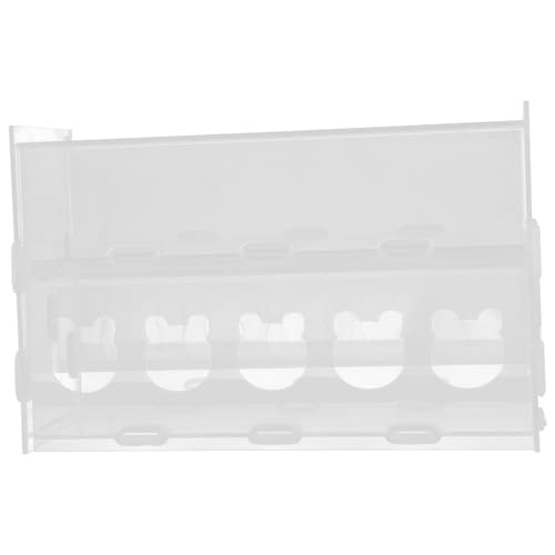 ERINGOGO Automatischer Futterspender für Geflügel und Vögel Acryl Futterbehälter mit Fächern Großer Fassungsvermögen Kippsicherer Futtertrog Leicht zu Reinigen Geeignet für Papageien ERINGOGO Automatischer Futterspender für Geflügel und Vögel Acryl Futterbehälter mit Fächern Großer Fassungsvermögen Kippsicherer Futtertrog Leicht zu Reinigen Geeignet für Papageien von ERINGOGO