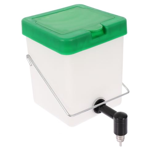 ERINGOGO Automatischer Kaninchen Wasserspender Hängend Leckagesicher Metallhalterung Haustier Trinkflasche für Hamster Meerschweinchen Chinchilla und Kleine Tiere von ERINGOGO