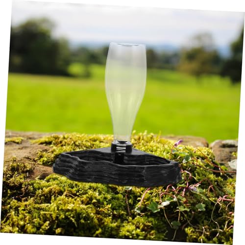 ERINGOGO Automatischer Reptilien Wasserspender Abs Wasserschale für Schildkröten Eidechsen und Kleine Haustiere Langlebig rutschfest Praktischer Bodennapf für Tägliche Nutzung von ERINGOGO