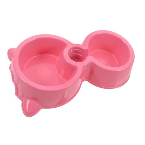 ERINGOGO Automatischer Trinkbrunnen Für Haustiere Hund Wassernapf Schüsseln Für Haustiere Futterstation Für Katzen Leckerlispender Für Haustiere Wasserspender Für Hunde Hundenäpfe Abs Rosa von ERINGOGO